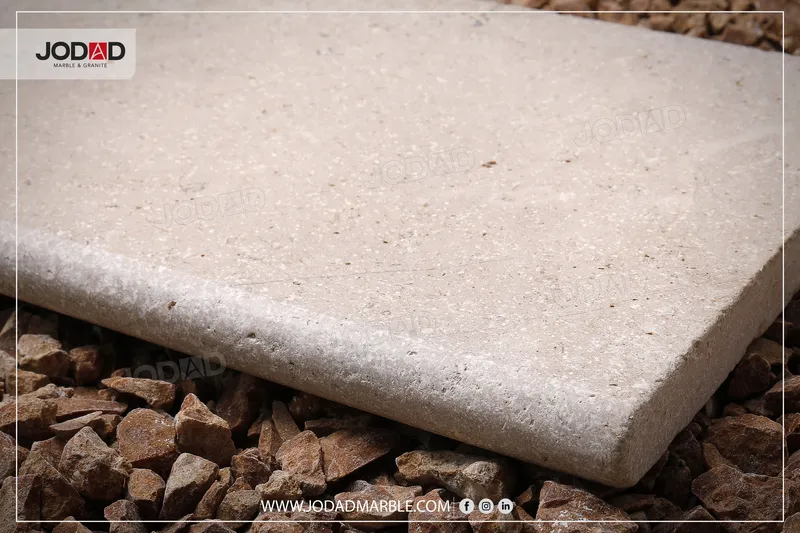 Sinai Pearl — Honed + Tumbled + Bullnose